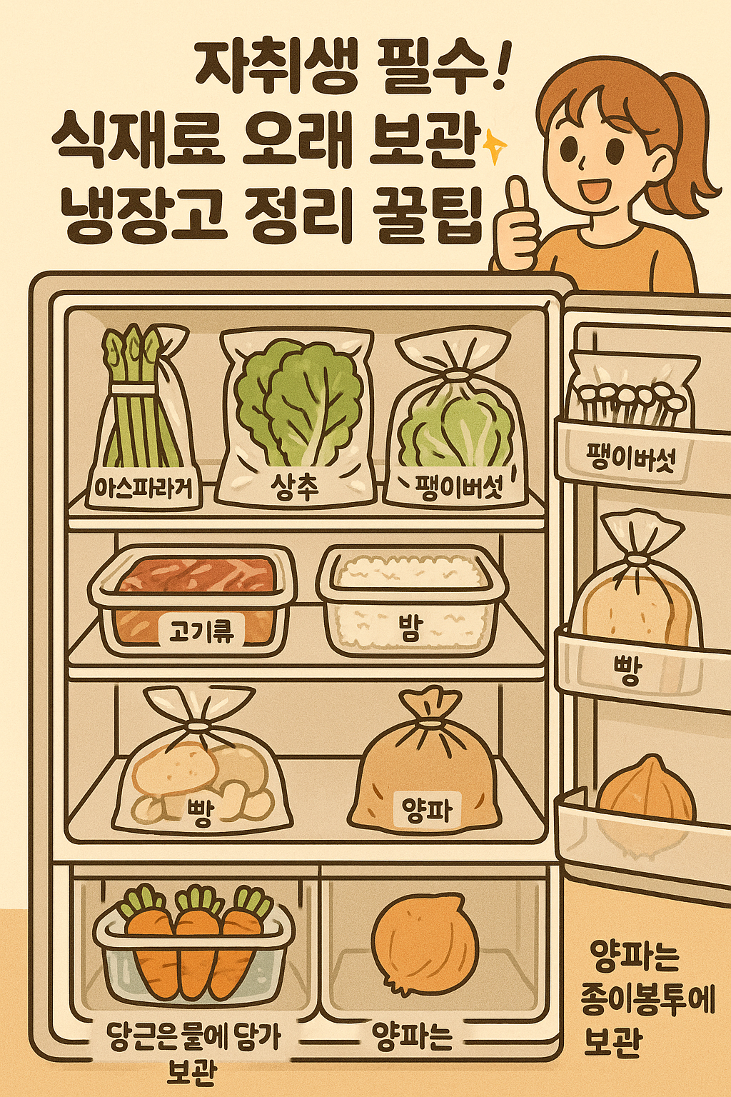 냉장고 정리 꿀팁