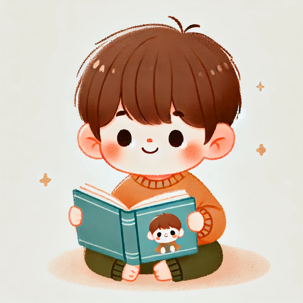독서하는 아이
