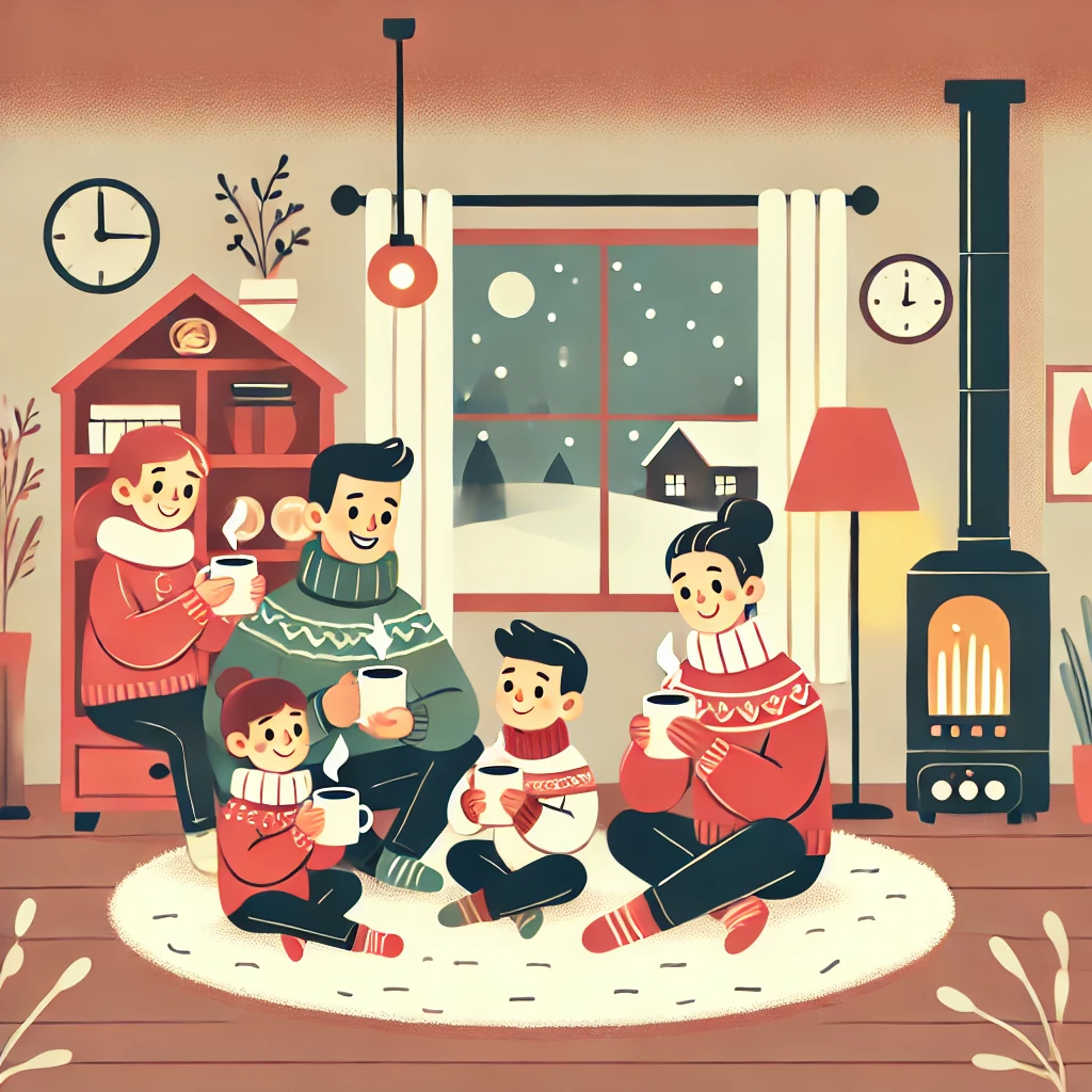 난방 효율이 높은 가족