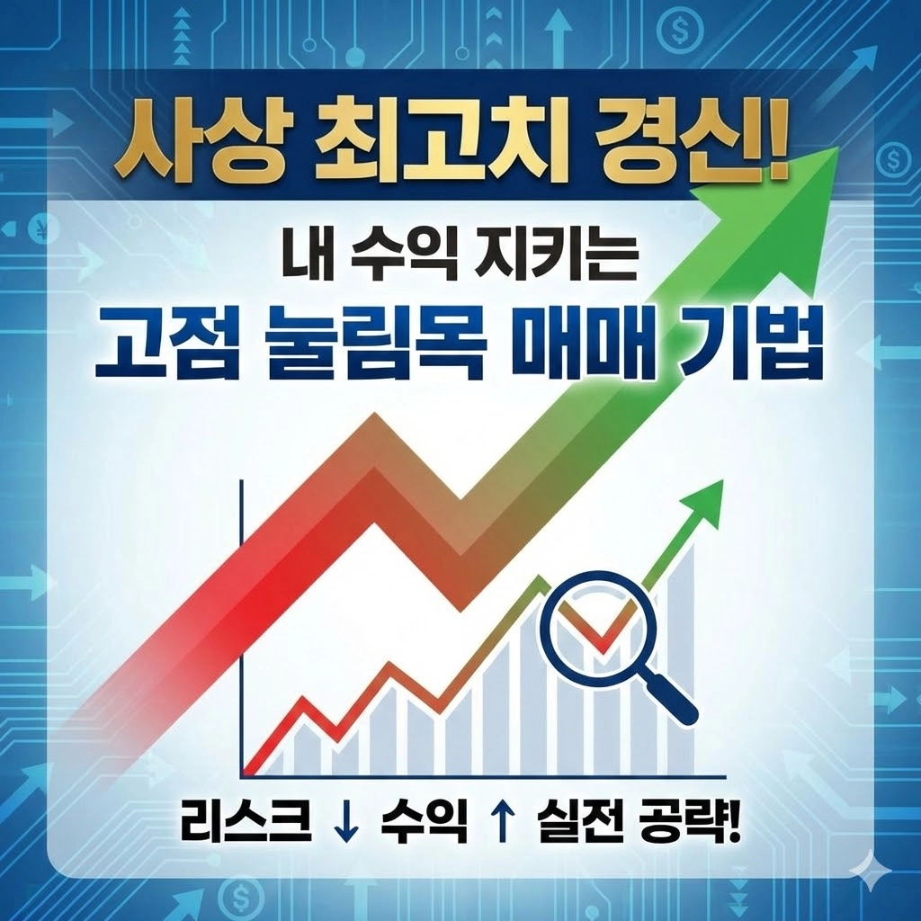 사상 최고치 경신 장세! 내 수익 지키는 '고점 눌림목 매매 기법' 완벽 가이드