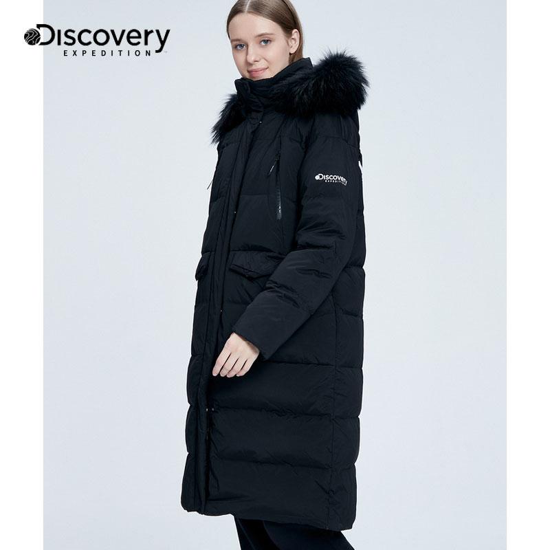 디스커버리 익스페디션 아웃도어 가을 겨울 여성 롱 구스다운 점퍼 패딩 무료배송