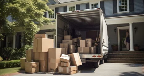 용달이사하는 모습