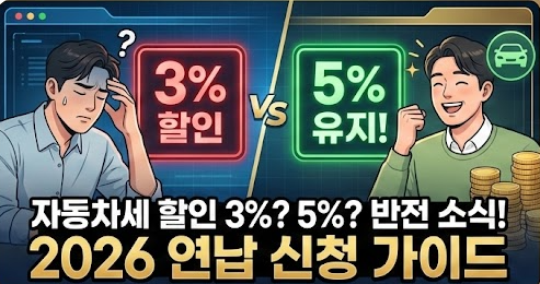 자동차세 연납신청