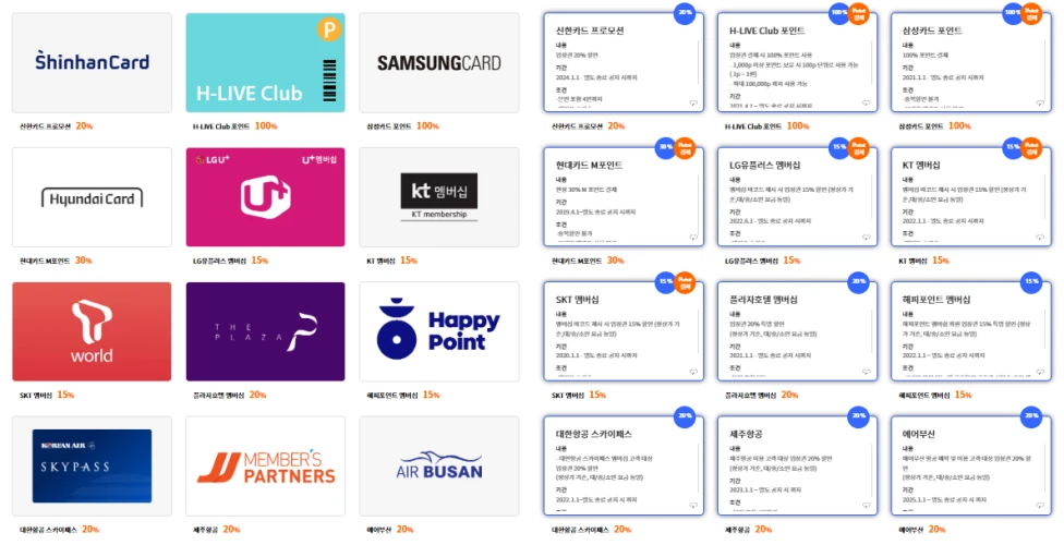 카드 혜택 안내