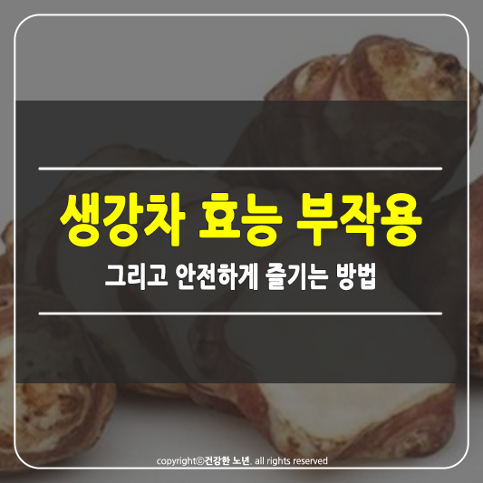 생강차 효능 부작용