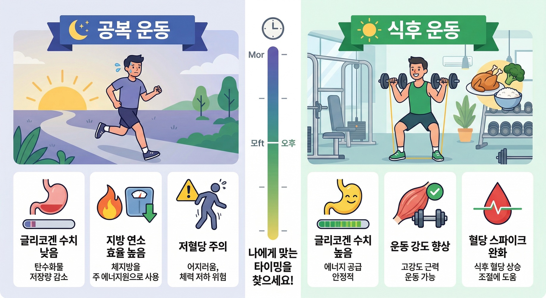 공복운동 식후운동에 관한 사진