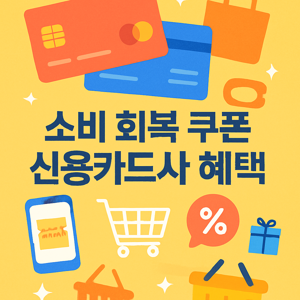 2025 국내 주요 카드사별 민생회복 소비쿠폰 신청 혜택정리