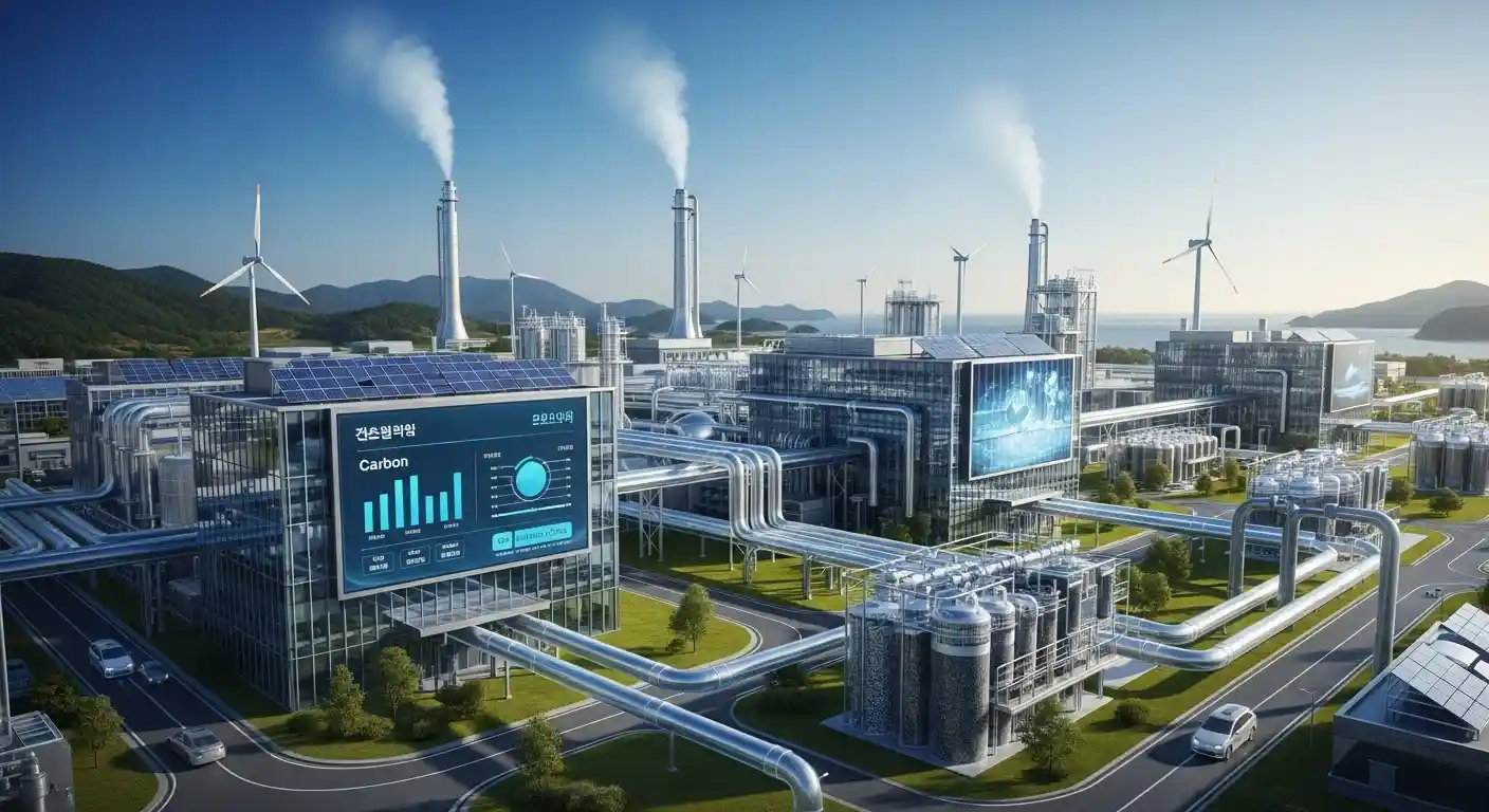 <img src="carbon_capture_turns_waste_into_resource.webp" alt="탄소가 자원으로 전환되는 친환경 산업의 미래를 표현한 이미지 입니다">
