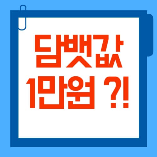 담뱃값 1만 원 시대 오나? 전문가 분석과 정부 논의 총 정리