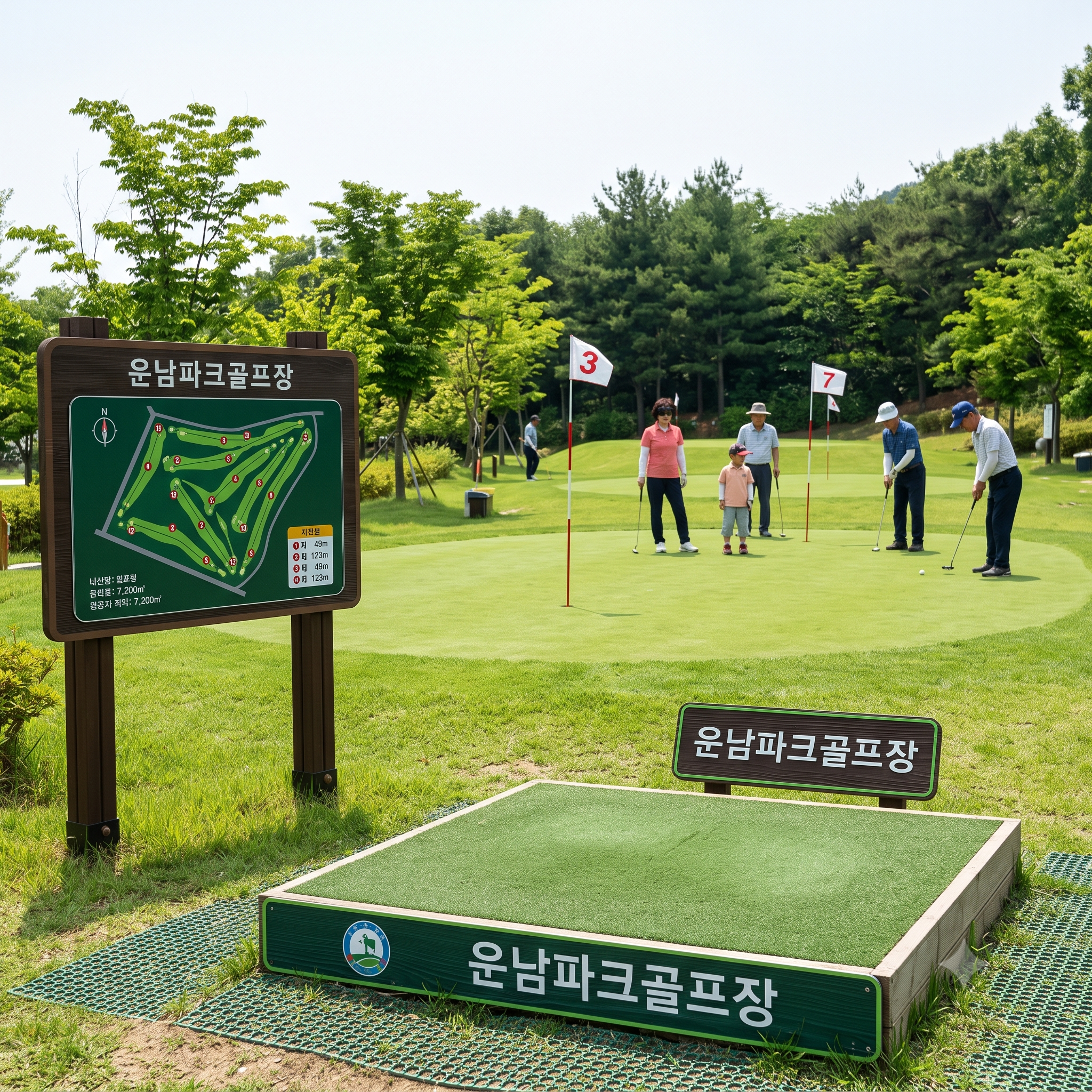 영산강 인근 최신 9홀 구장, 운남파크골프장 이용방법 핵심정리 (위치부터 코스, 이용시간, 요금, 고성과 코스 꿀팁까지)
