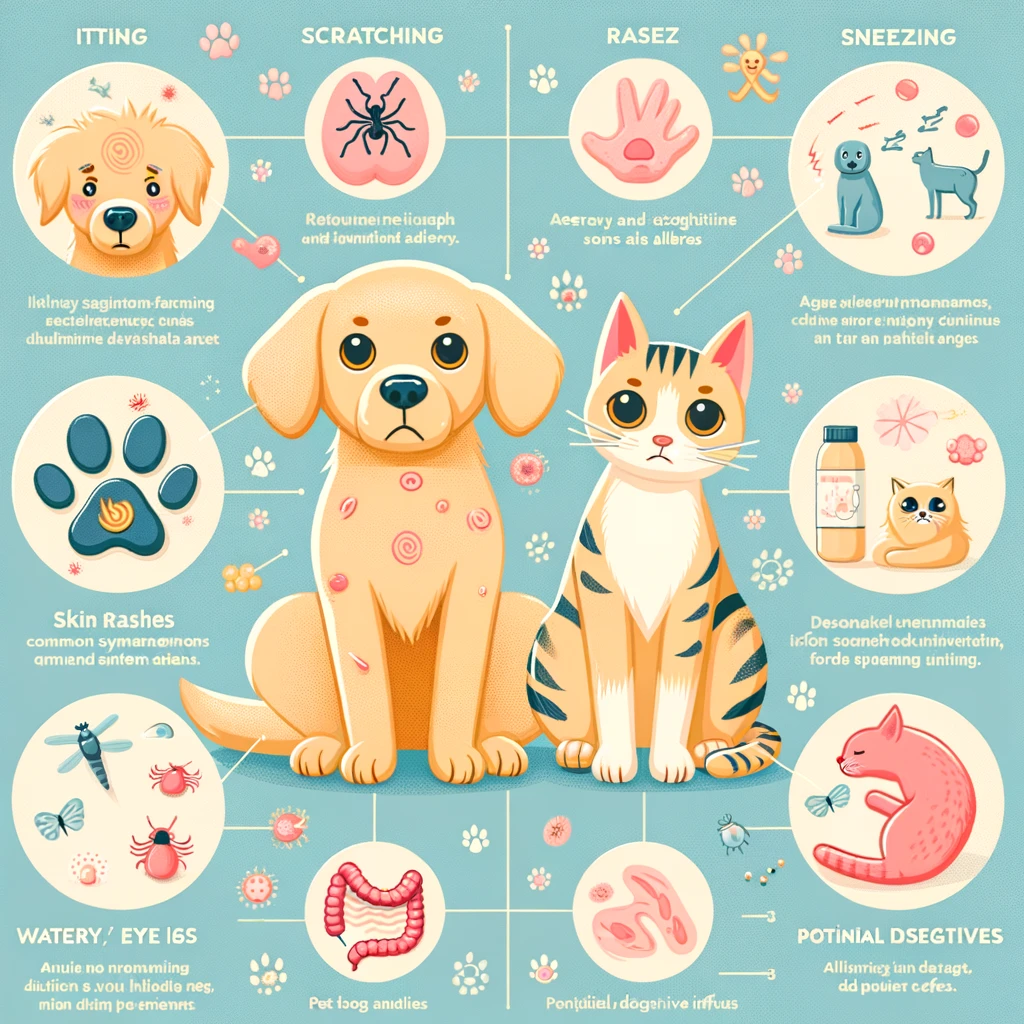 애완동물의 알레르기 증상