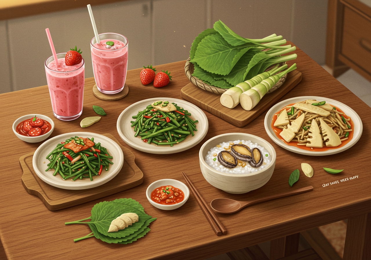 5월 제철음식 8가지로 건강 챙기기