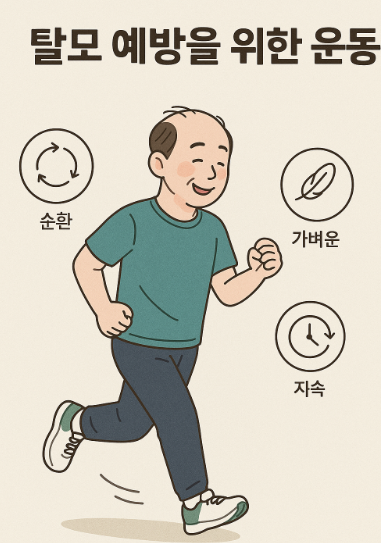 탈모 예방을 위한 운동