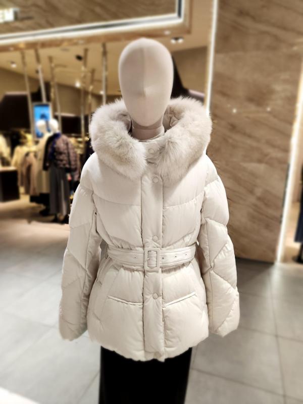 ZOOC 벨티드 구스 숏 패딩 Z224PSG301