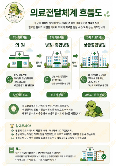 의료전달체계흐름도