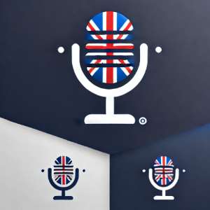 영국국기 색으로 칠해진 마이크 사진