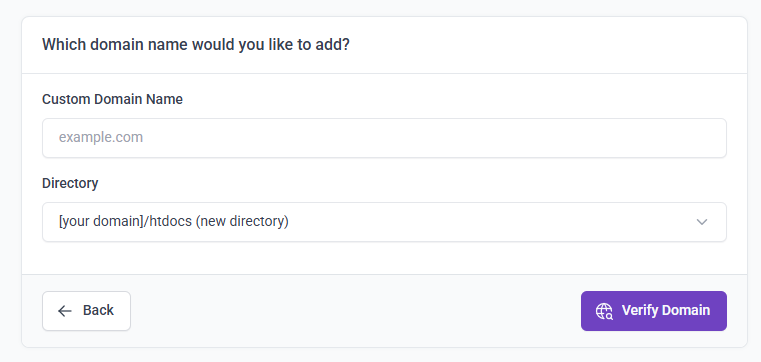 개인도메인 설정