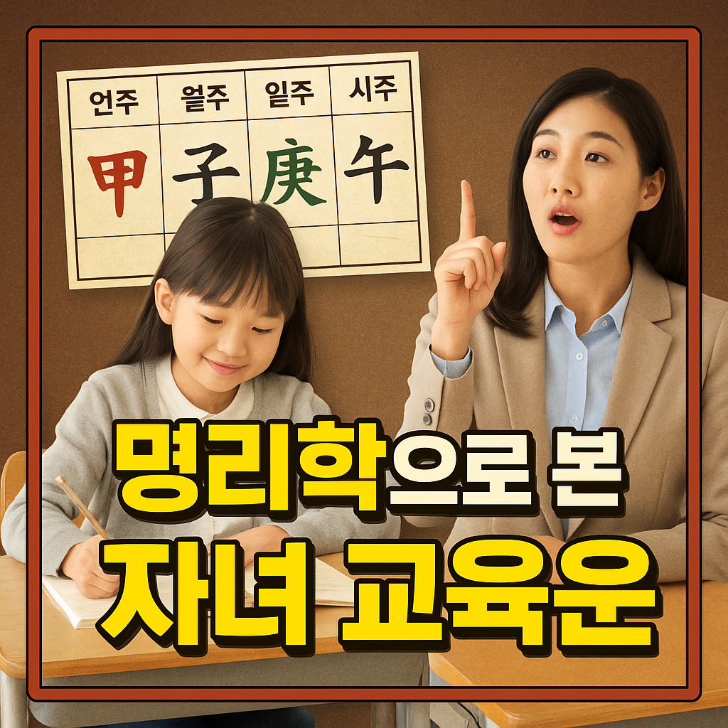 명리학으로 본 자녀 교육운