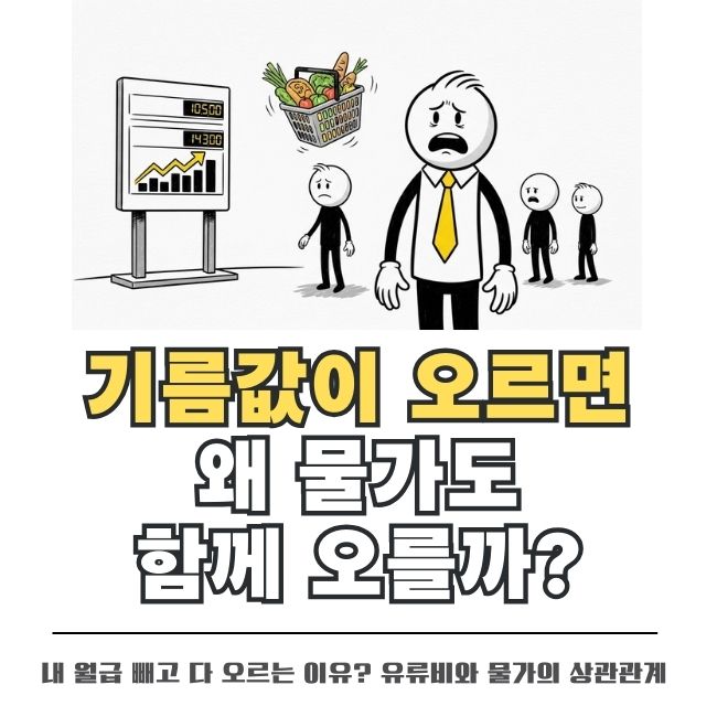 유가 상승과 장바구니 물가 비유