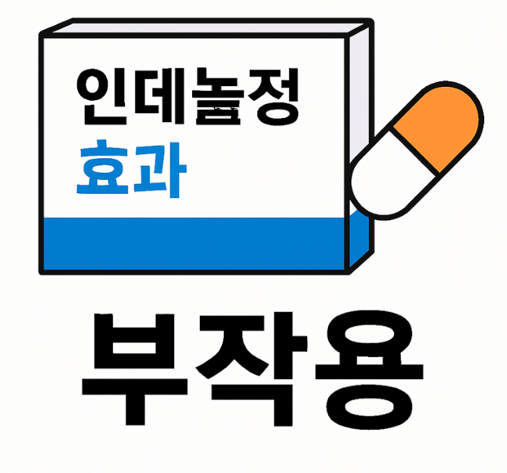 인데놀정 효과 부작용