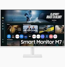 삼성 스마트 모니터 M7 화이트 색상
