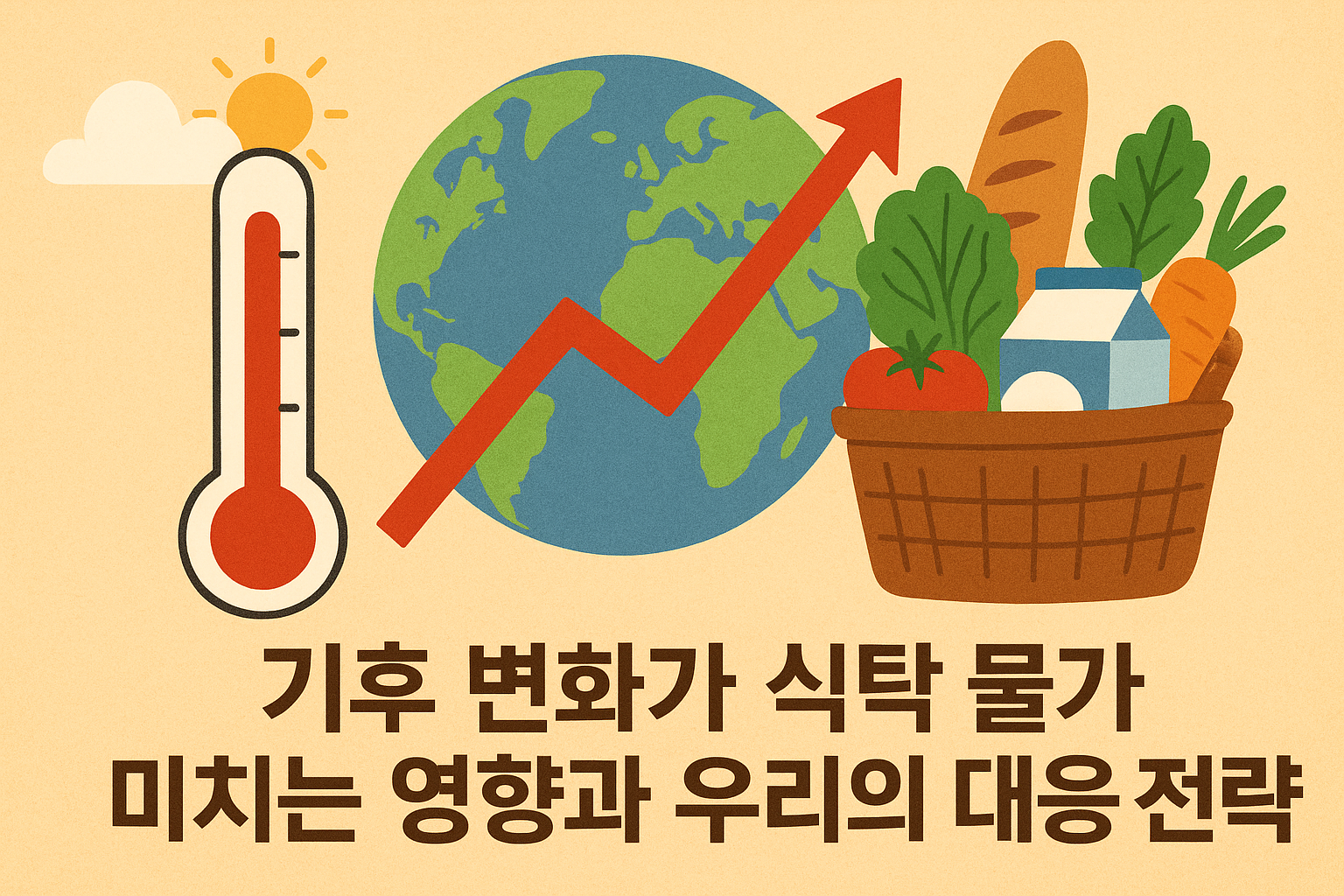 기후 변화와 식탁 물가의 직결