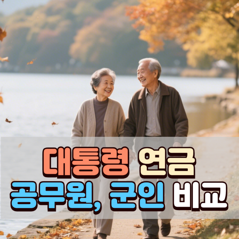 대통령 연금, 공무원 연금, 군인 연금