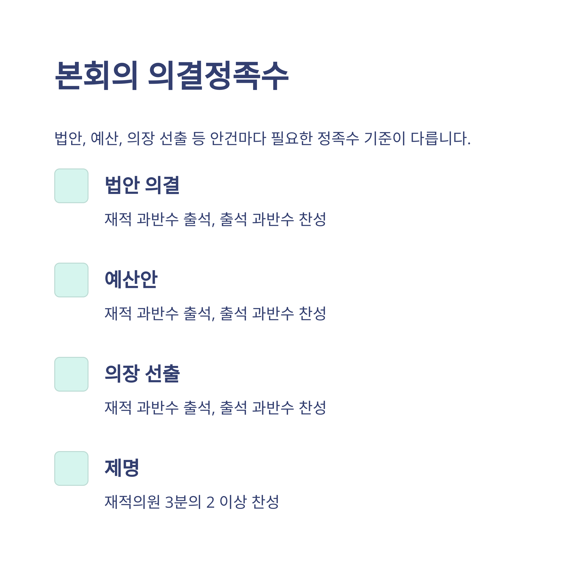 국회의원 제명 정족수 완벽정리: 국회의결정족수, 재적의원 뜻, 본회의 의결까지 한눈에8