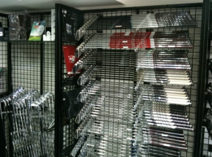 골프클럽 전시 사진