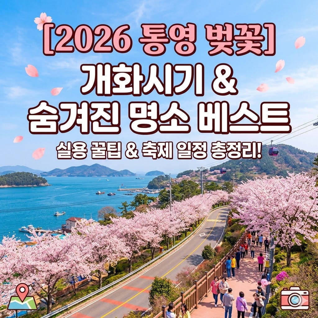통영 벚꽃 명소