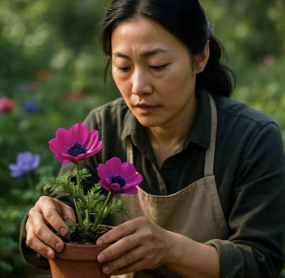심은 지 몇 년 된 바람꽃&amp;#44; 꽃이 점점 줄어드는 이유와 분갈이 신호