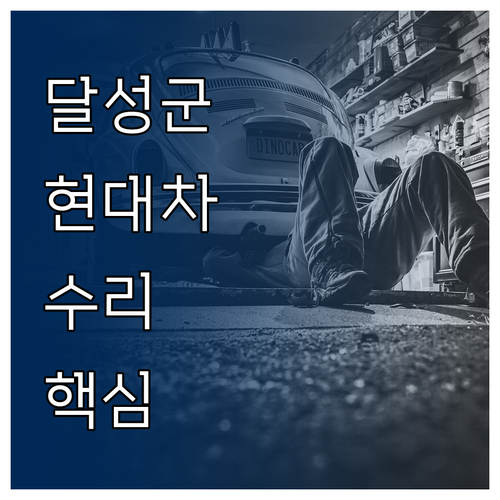 대구 달성군 현대자동차 소모품 교체 ..
