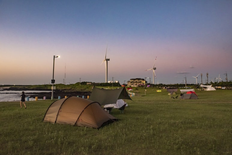 제주도 김녕해수욕장야영장 미리보기