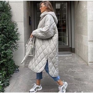 ZARA 자라 롱패딩 코트 누빔 후드 자켓 점퍼 퀄팅 오버핏