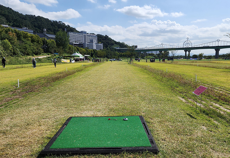 광주 서봉파크골프장. 광주 광산구 서봉동 205-6 (호남대학교 바로앞)