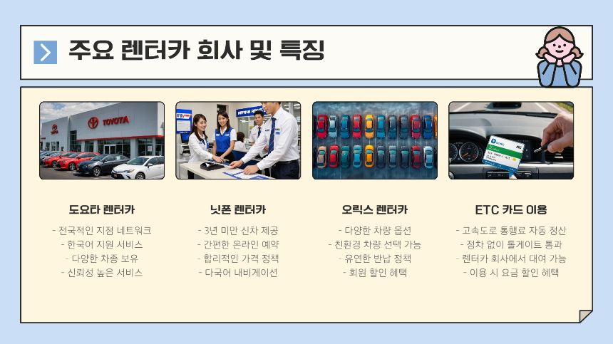 처음 해보는 일본 렌터카, 이 글 하나로 끝낸다: 대여부터 반납까지 A to Z