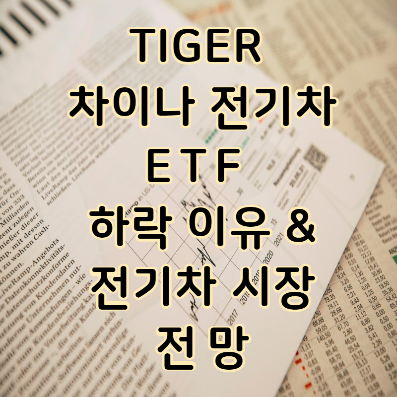 TIGER 차이나 전기차 ETF 하락 이유 & 전기차 전망