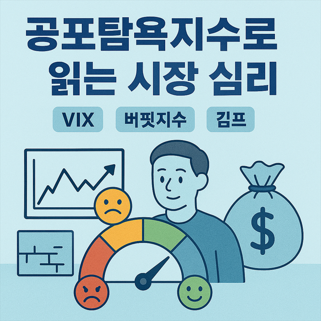 공포탐욕지수로 읽는 시장 심리 (VIX, 버핏지수, 김프)