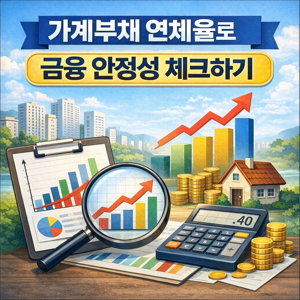 가계부채 연체율로 금융 안정성 체크하기