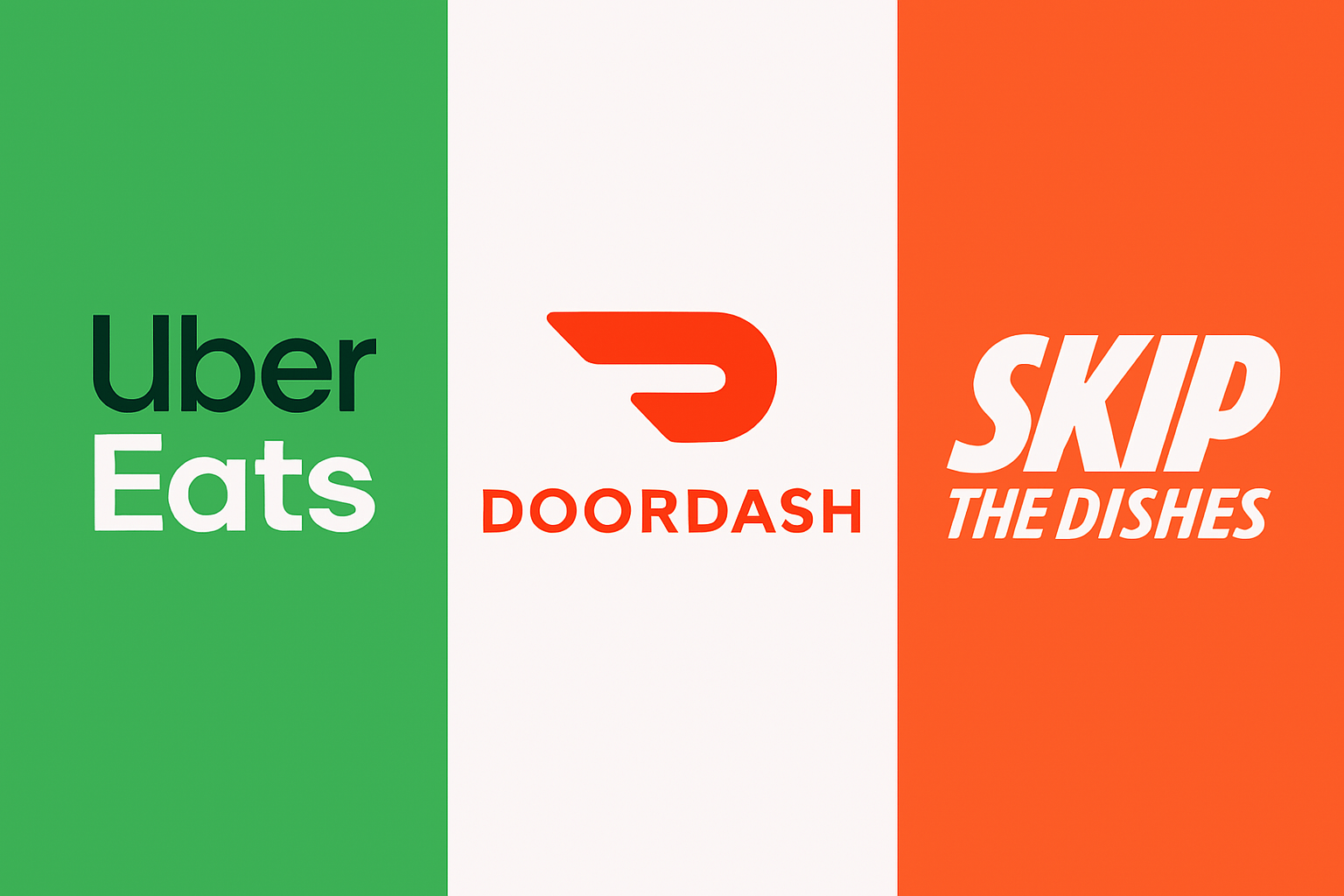 대표 캐나다 배달 앱 3개 이미지