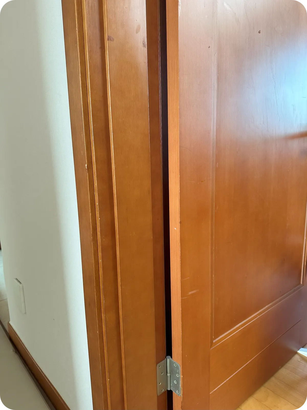 스티커 잔여물 제거 후