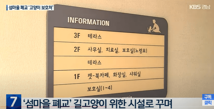 통영 고양이 학교 시설