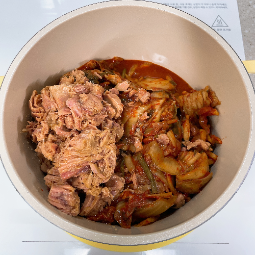 김치참치볶기