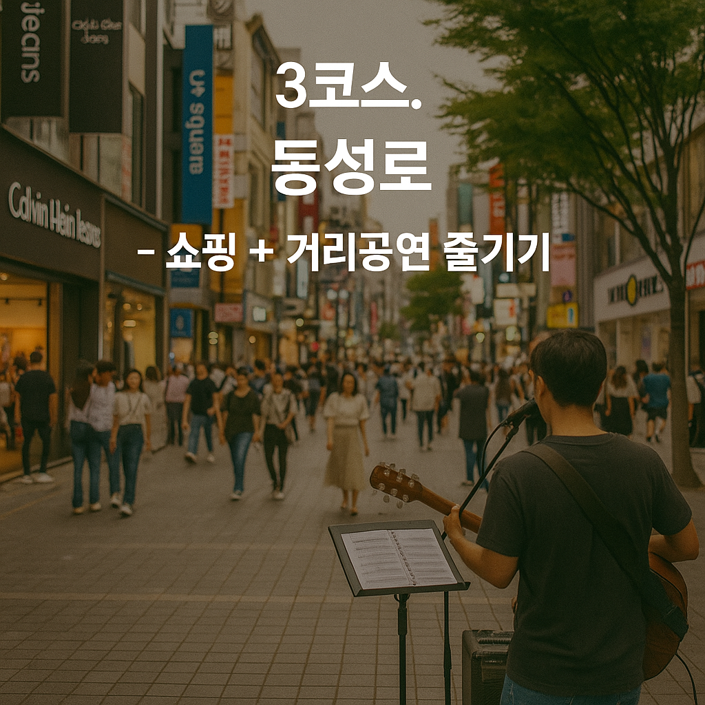 동성로 &mdash; 쇼핑 + 거리공연 즐기기