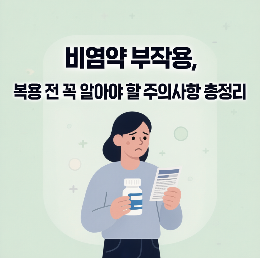 비염약 부작용, 복용 전 꼭 알아야 할 주의사항 총정리