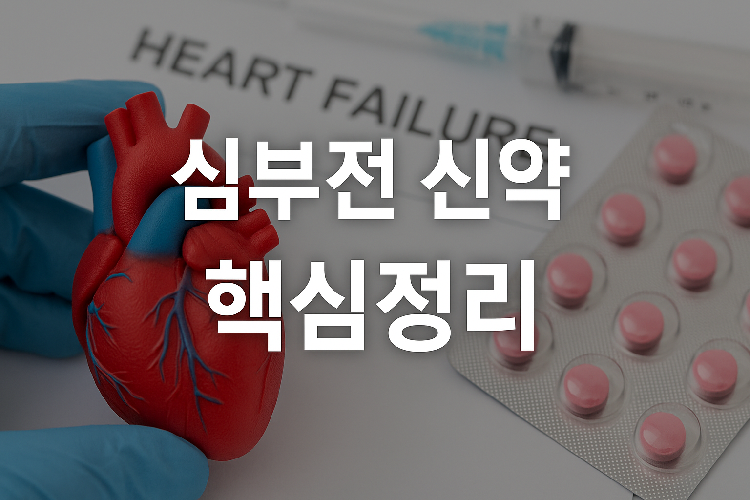 심부전 신약 핵심정리 – 최신 치료제 요약과 효과 비교