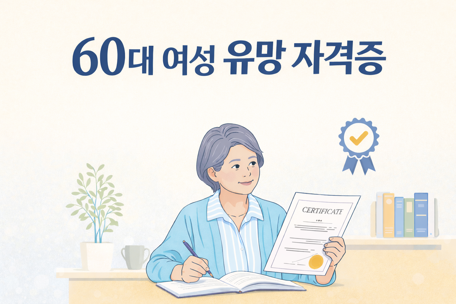 60대 여성 자격증 추천｜지금 시작할 수 있는 현실적인 선택