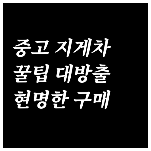 중고 지게차, 현명한 구매자를 위한 ..