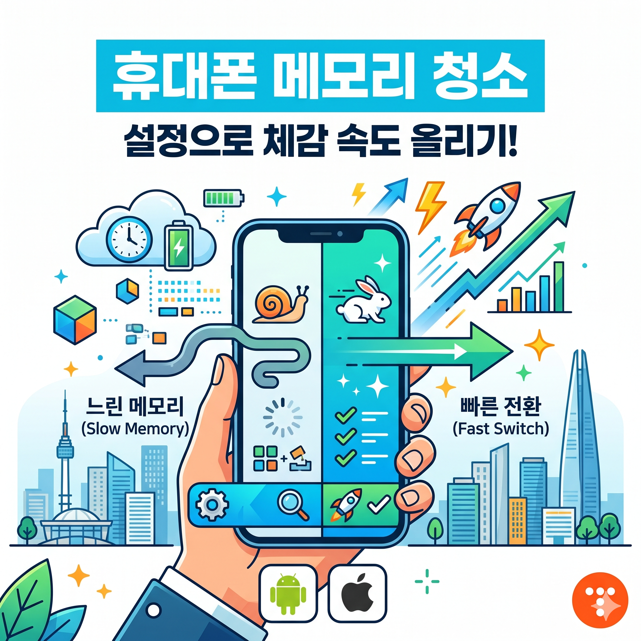 휴대폰 메모리 청소 및 저장공간 확보를 위한 핵심 가이드