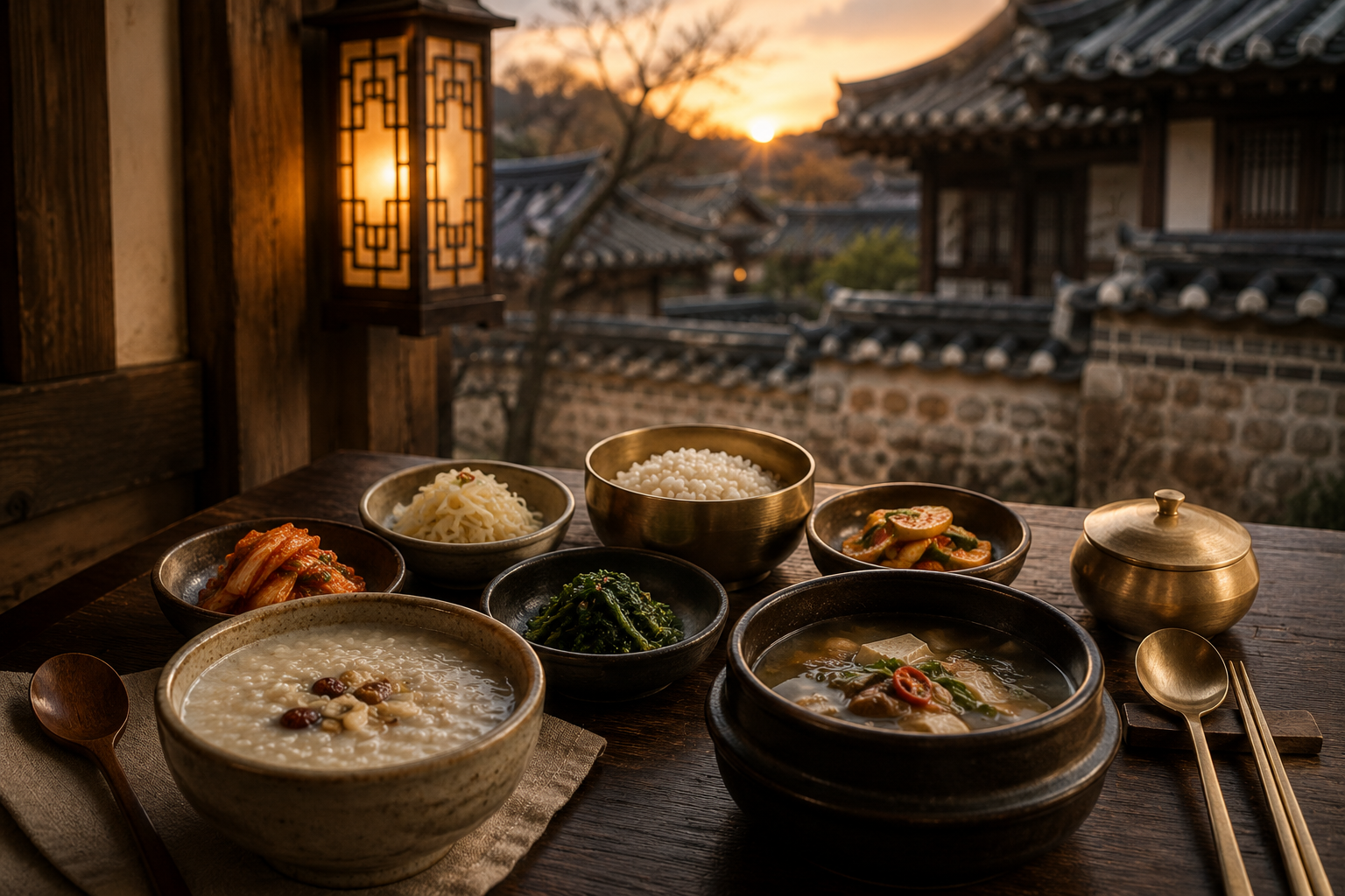 조선시대 음식과 기와집